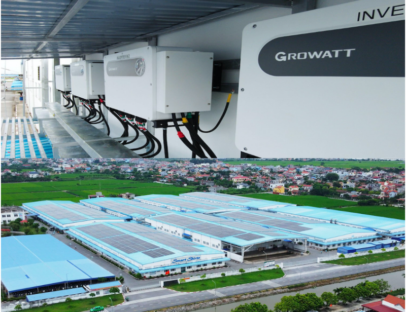 Growatt đồng hành cùng đối tác nhà máy dệt may cung cấp các giải pháp điện mặt trời mái nhà