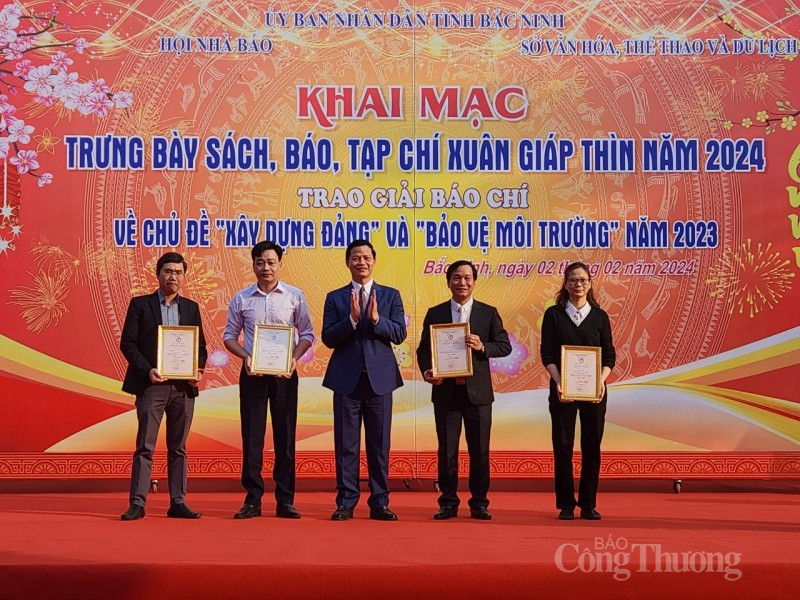 Bắc Ninh: Khai mạc Hội báo Xuân Giáp Thìn và trao Giải thưởng báo chí về Xây dựng Đảng