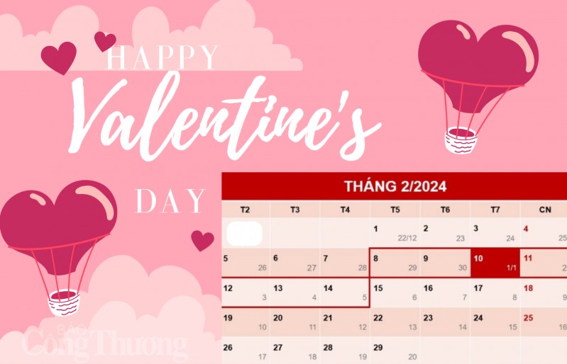Ngày Valentine 2024 vào mùng mấy Tết Âm lịch?