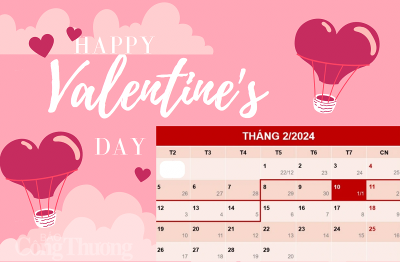 Ngày Valentine 2024 vào mùng mấy Tết Âm lịch?