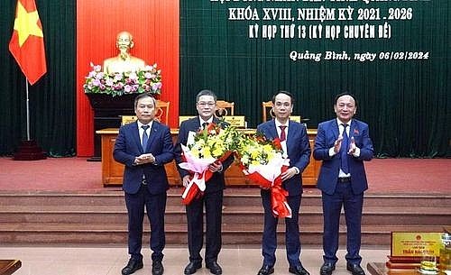 Quảng Bình: Điều động bổ nhiệm các chức danh lãnh đạo mới