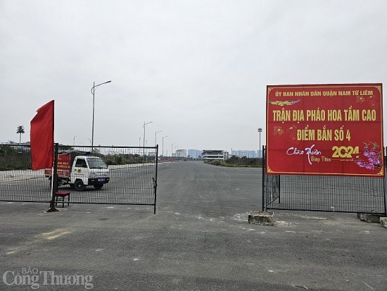 Hà Nội: Cận cảnh trận địa pháo hoa trong khuôn viên đường đua F1 Mỹ Đình