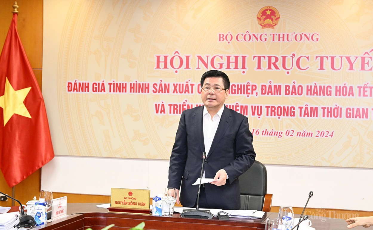 Bộ trưởng Nguyễn Hồng Diên: Sản xuất công nghiệp, bảo đảm hàng hoá cần tạo ra dư địa và xung lực mới