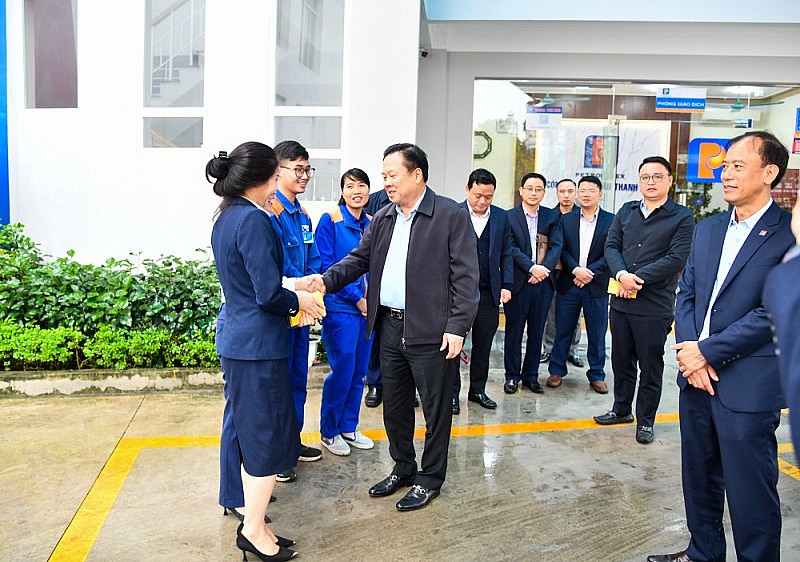 Chủ tịch CMSC Nguyễn Hoàng Anh kiểm tra công tác đảm bảo nguồn tại Petrolimex Thanh Hoá