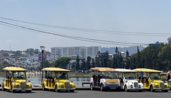 Lâm Đồng: Khẩn trương triển khai thí điểm xe chạy bằng năng lượng điện để chở khách du lịch