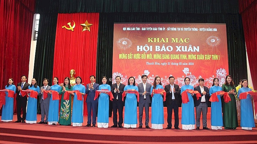 Thanh Hóa: Khai mạc Hội báo Xuân Giáp Thìn 2024 với trên 300 ấn phẩm đặc sắc