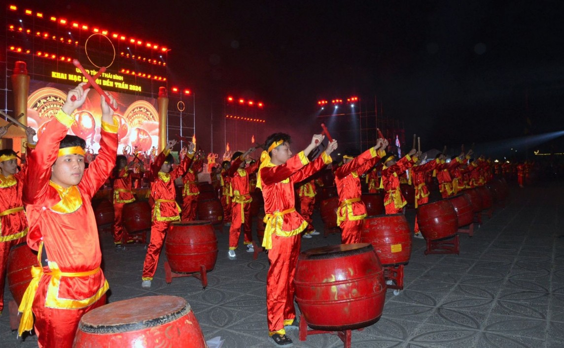 Trực tiếp khai mạc lễ hội Đền Trần Thái Bình 2024
