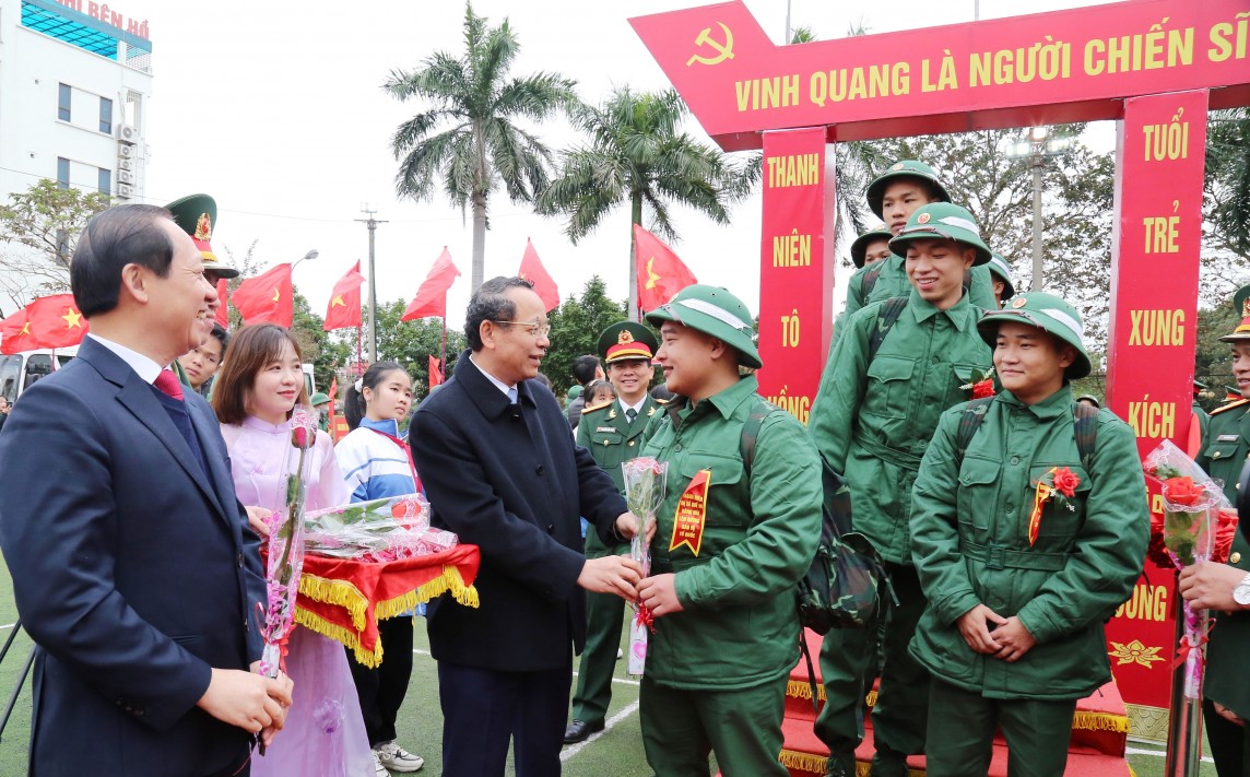 Bắc Ninh: Gần 2.000 người con ưu tú lên đường tòng quân