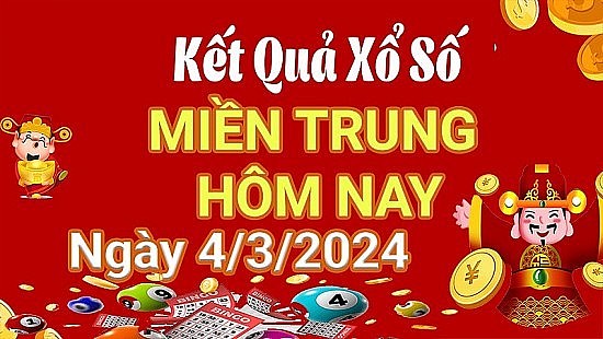 XSMT 4/3, Kết quả xổ số miền Trung hôm nay 4/3/2024,xổ số miền Trung ngày 4 tháng 3, trực tiếp XSMT 4/3