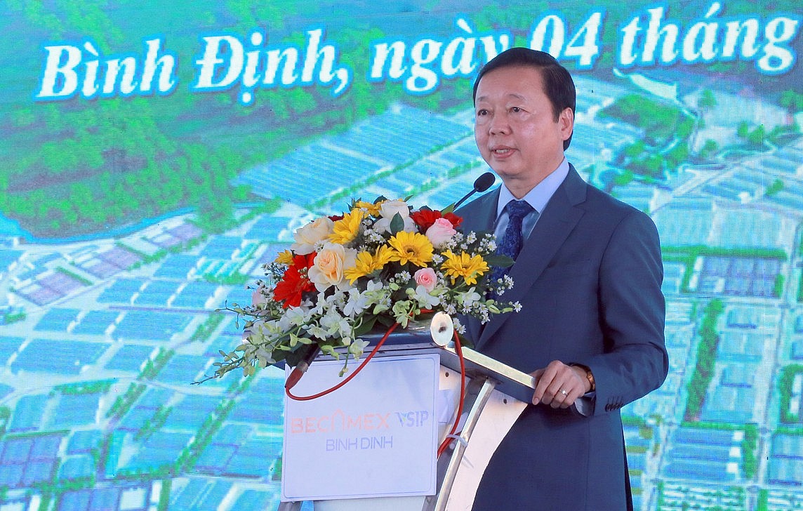Chủ tịch Quốc hội Vương Đình Huệ dự khánh thành Khu công nghiệp, đô thị và Dịch vụ Becamex VSIP Bình Định