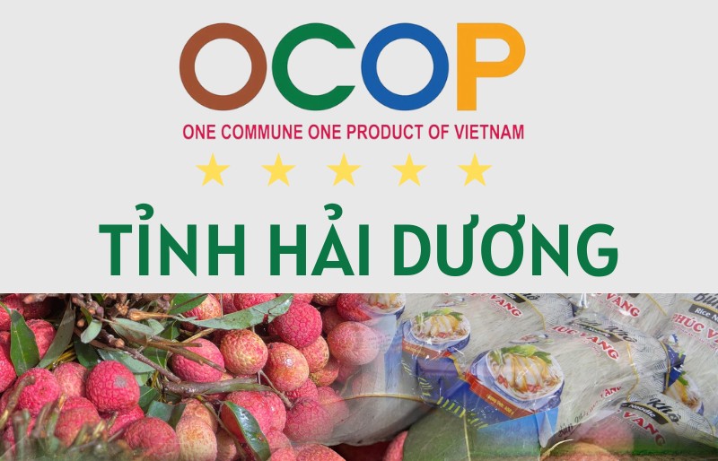 Infographics: Tỉnh Hải Dương phấn đấu trở thành điểm sáng về sản phẩm OCOP