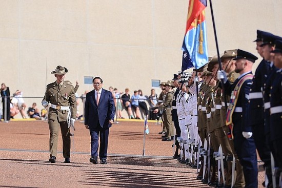 Thủ tướng Phạm Minh Chính cùng đoàn đại biểu cấp cao Việt Nam thăm chính thức Australia