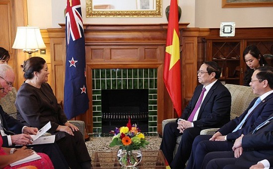 Thủ tướng hội kiến với Toàn quyền Cindy Kiro và tiếp Chủ tịch Hội Hữu nghị New Zealand - Việt Nam
