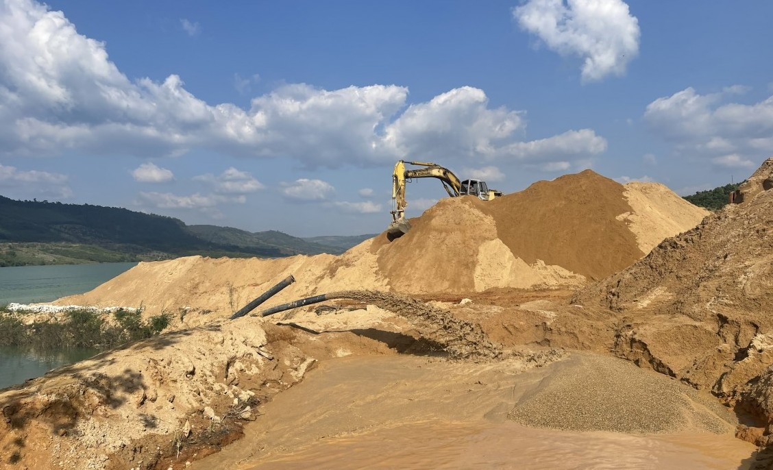 Lâm Đồng: Đấu giá khoáng sản đã tận thu đảm bảo nguồn cung vật liệu xây dựng