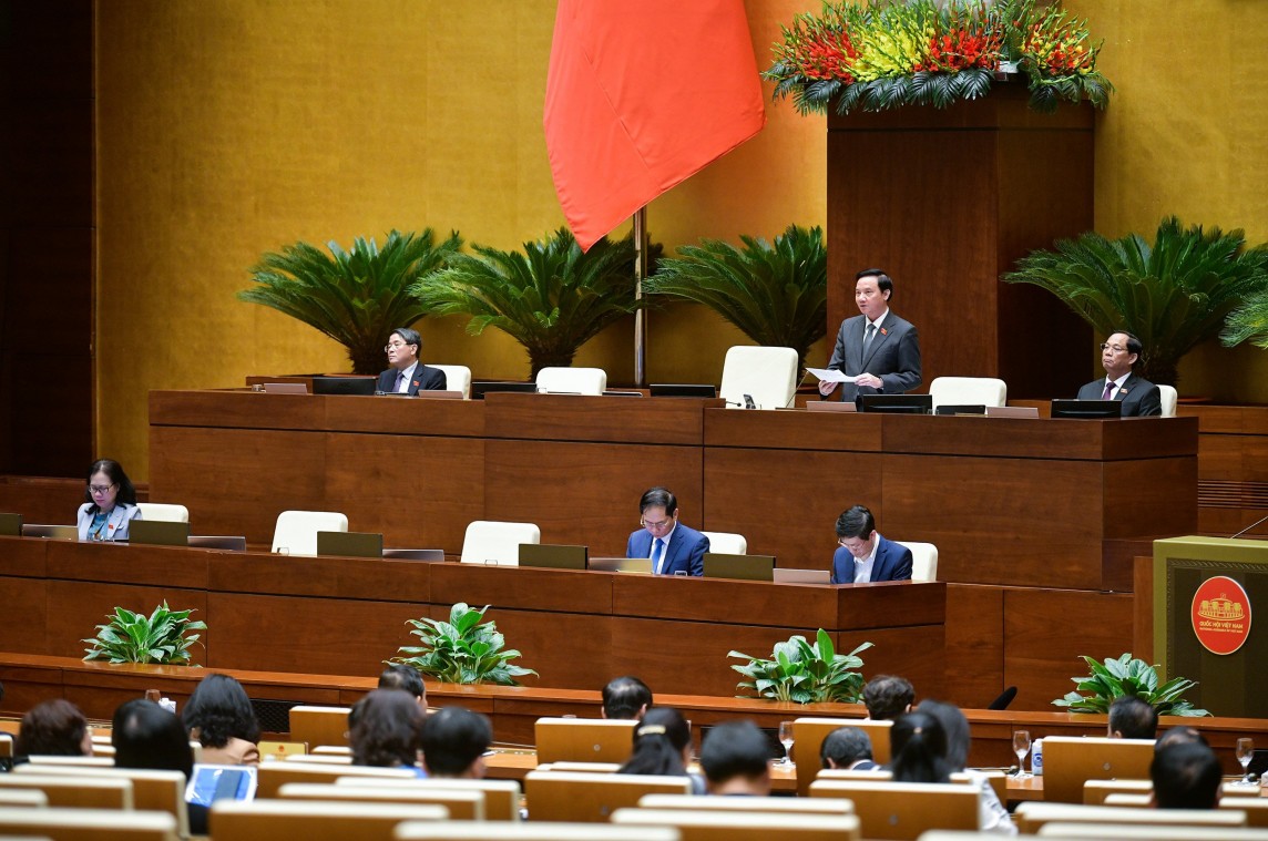 Phó Chủ tịch Quốc hội Nguyễn Khắc Định phát biểu kết thúc Phiên Chất vấn và trả lời chất vấn