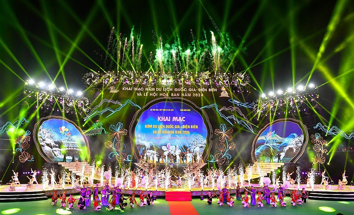 Hơn 80 nghìn lượt khách du lịch đến Điện Biên dịp khai mạc Năm Du lịch quốc gia 2024