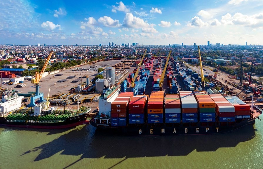 Tháng 2/2024: Sản lượng hàng hóa thông qua Cảng Hải Phòng tăng 2,6% so với cùng kỳ