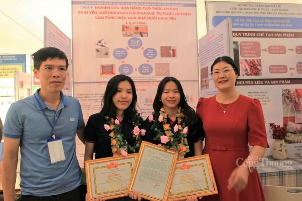 Đắk Lắk: Đặt niềm tin vào 2 dự án của học sinh tại Cuộc thi Khoa học, kỹ thuật cấp quốc gia