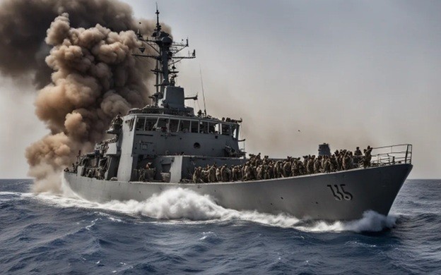 Houthi tấn công tàu ở Biển Đỏ, cước phí vận tải biển tăng cao