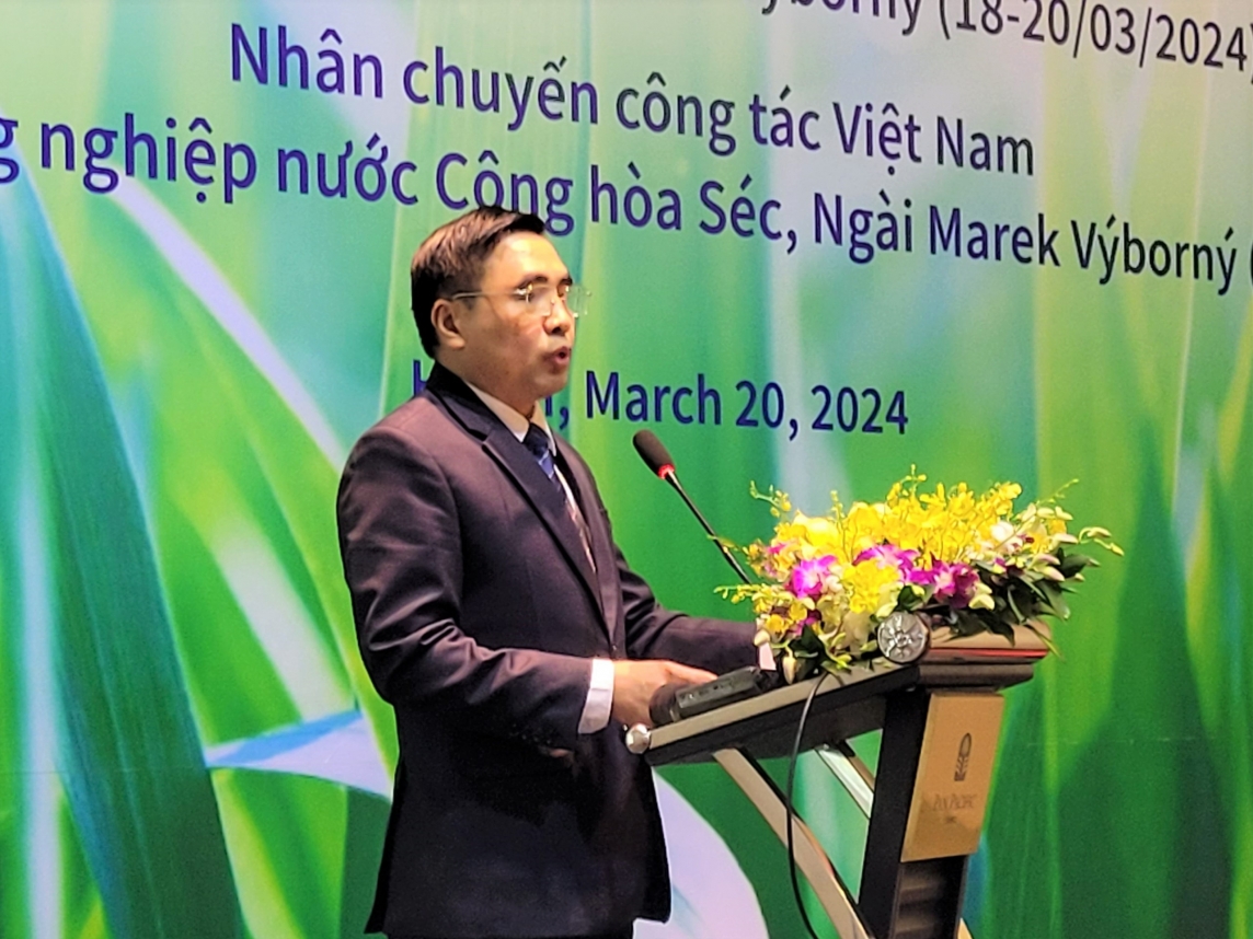 Thứ trưởng Nguyễn Quốc Trị lĩnh vực nông nghiệp của Việt Nam có nhiều tiềm năng về đầu tư đối với các doanh nghiệp 