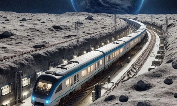 Mỹ: Đường sắt trên Mặt Trăng có thể đóng góp vào nền kinh tế vũ trụ
