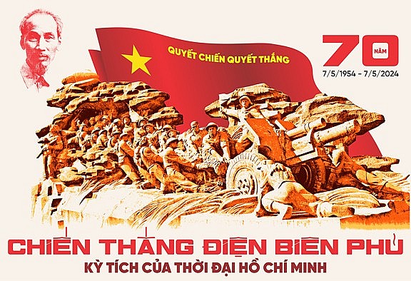 Phát hành bộ tranh cổ động tuyên truyền kỷ niệm 70 năm Ngày Chiến thắng Điện
