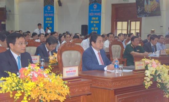 Thủ tướng Phạm Minh Chính dự hội nghị công bố quy hoạch và xúc tiến đầu tư tỉnh Tiền Giang