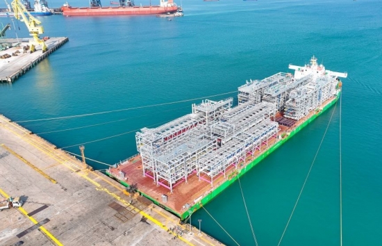 Doosan Vina xuất khẩu 9 module nặng 1.900 tấn sang Mỹ