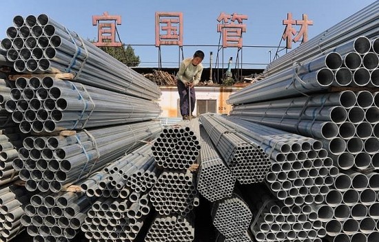 Xuất khẩu thép Trung Quốc tăng kỷ lục