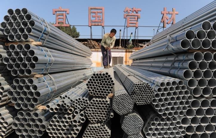Xuất khẩu thép Trung Quốc tăng kỷ lục