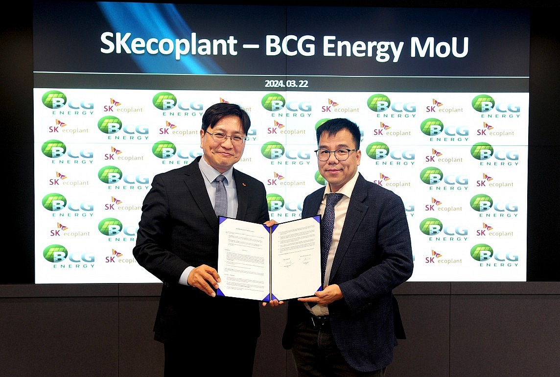 Sk Ecoplant Hàn Quốc bắt tay BCG energy đầu tư năng lượng tái tạo tại Việt Nam