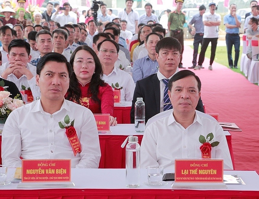 Thanh Hóa: Động thổ dự án hạ tầng kỹ thuật Cụm công nghiệp Ngọc Vũ 350 tỷ đồng