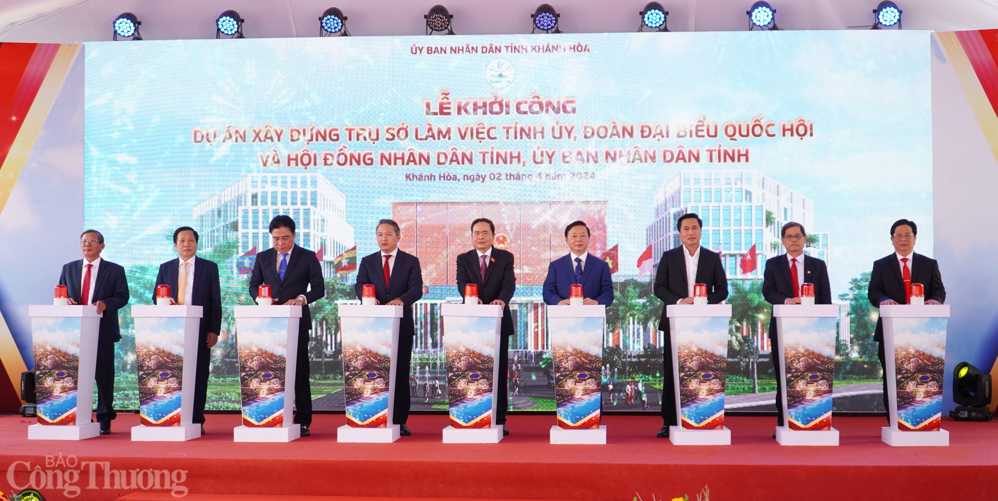 Khánh Hoà khởi công xây trụ sở làm việc cơ quan tỉnh hơn 544 tỷ đồng