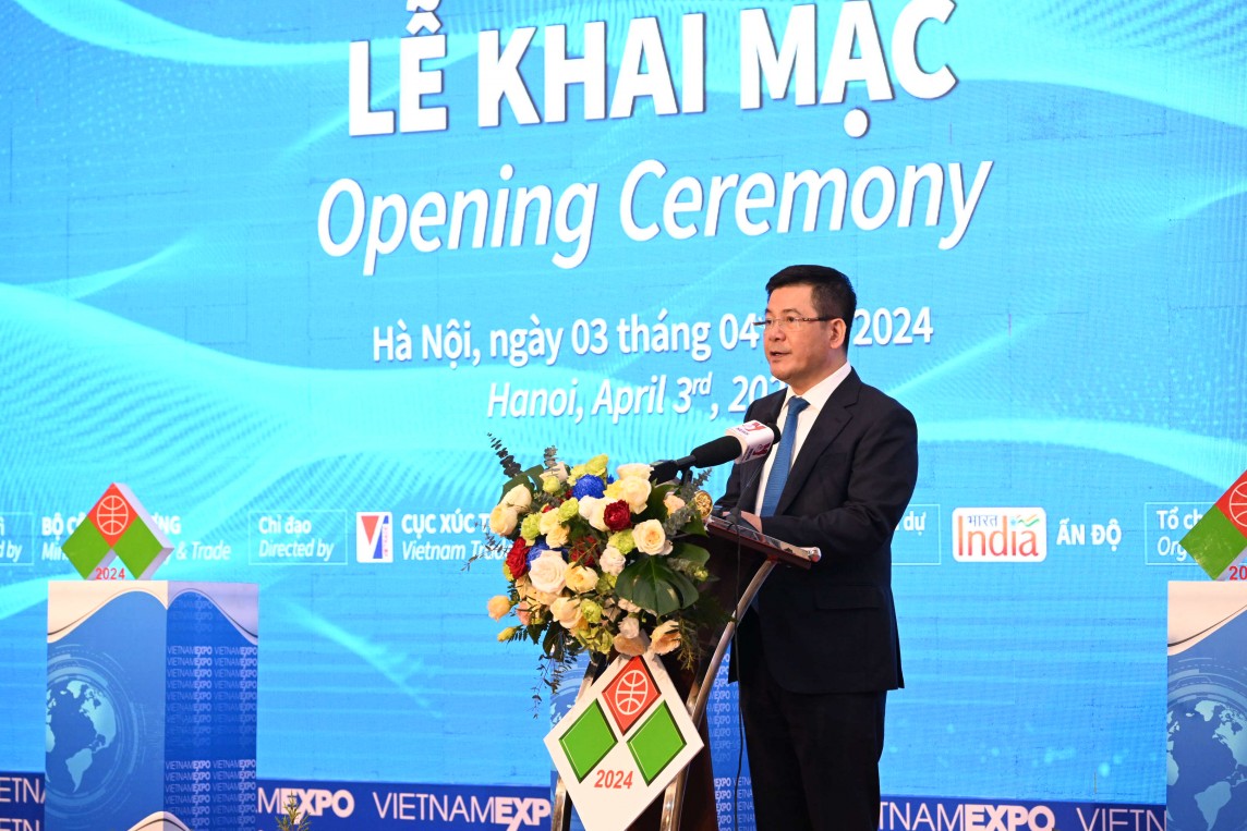 Khai mạc Hội chợ Thương mại Quốc tế Việt Nam lần thứ 33 - Vietnam Expo 2024