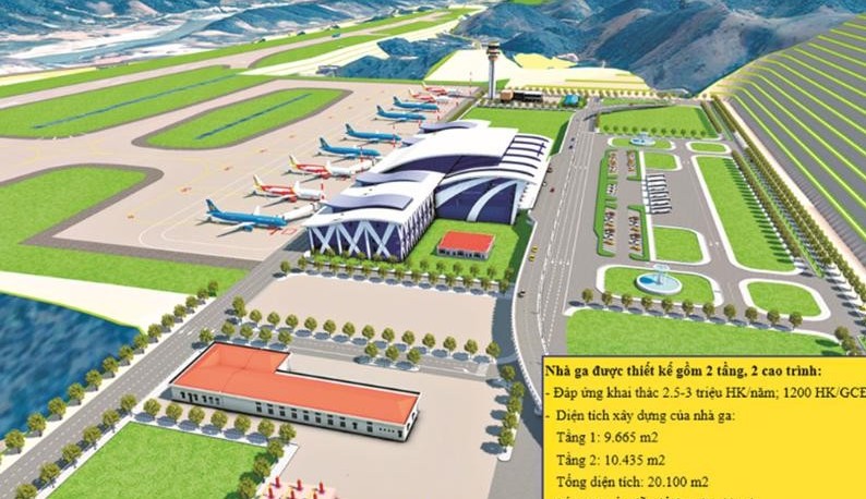 Lào Cai: Tăng thêm hơn 725  tỷ đồng vốn ngân sách làm Dự án Cảng hàng không Sa Pa