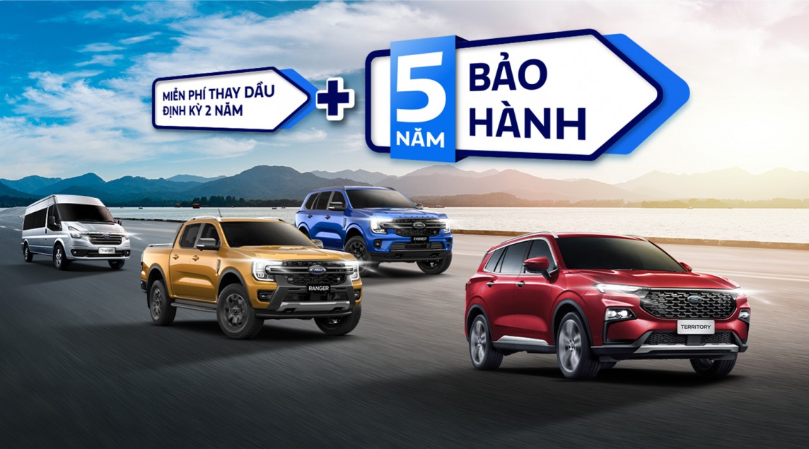 Ford Việt Nam và các đại lý áp dụng ưu đãi đặc biệt trong tháng 4