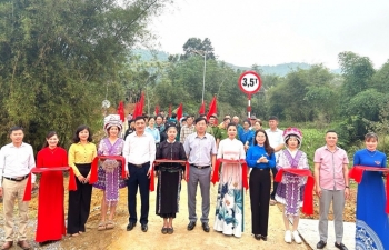 Hà Giang: Khánh thành cầu dân sinh vượt lũ tặng bà con vùng cao huyện Bắc Quang