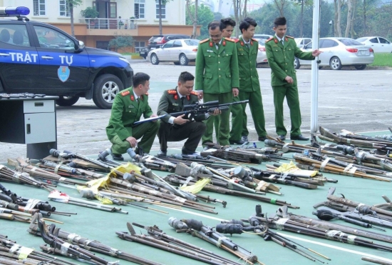 Lào Cai: Thu hồi hơn 1.600 khẩu súng săn và vũ khí thô sơ