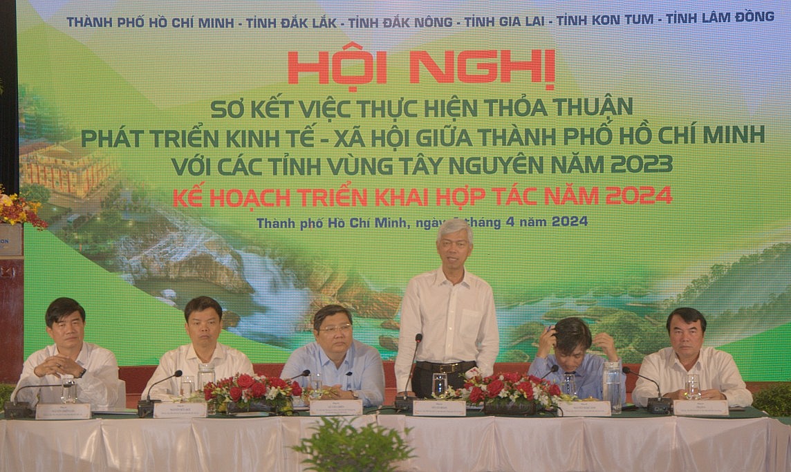 TP. Hồ Chí Minh ưu tiên hợp tác nhiều lĩnh vực lợi thế với các tỉnh vùng Tây Nguyên
