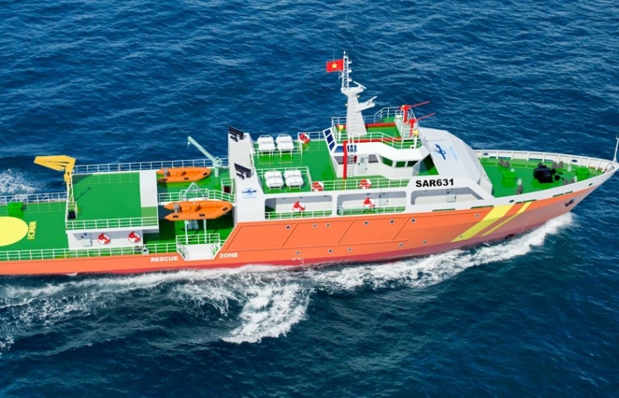 Tổng cục Công nghiệp Quốc phòng đóng siêu tàu cứu nạn hiện đại nhất Việt Nam