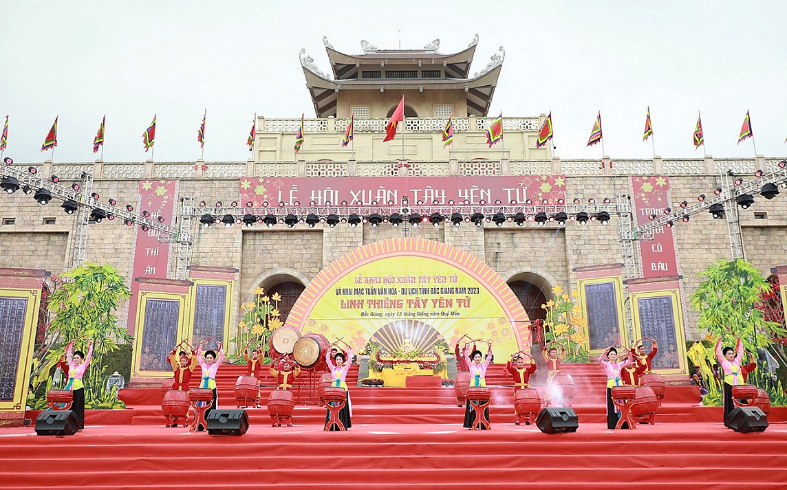 Khoảng 1,4 triệu lượt khách du lịch đến Bắc Giang trong quý I/2024