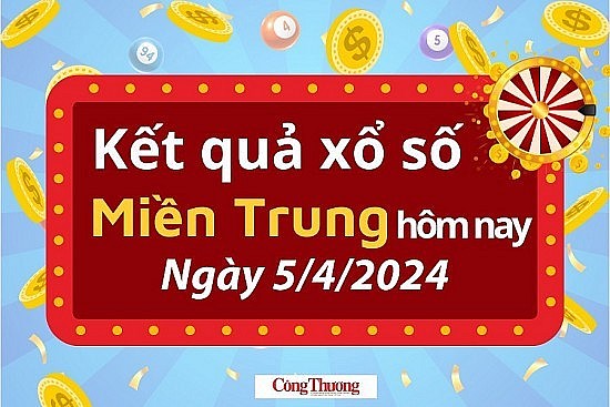 XSMT 5/4, Kết quả xổ số miền Trung hôm nay 5/4/2024,xổ số miền Trung ngày 5 tháng 4, trực tiếp XSMT 5/4