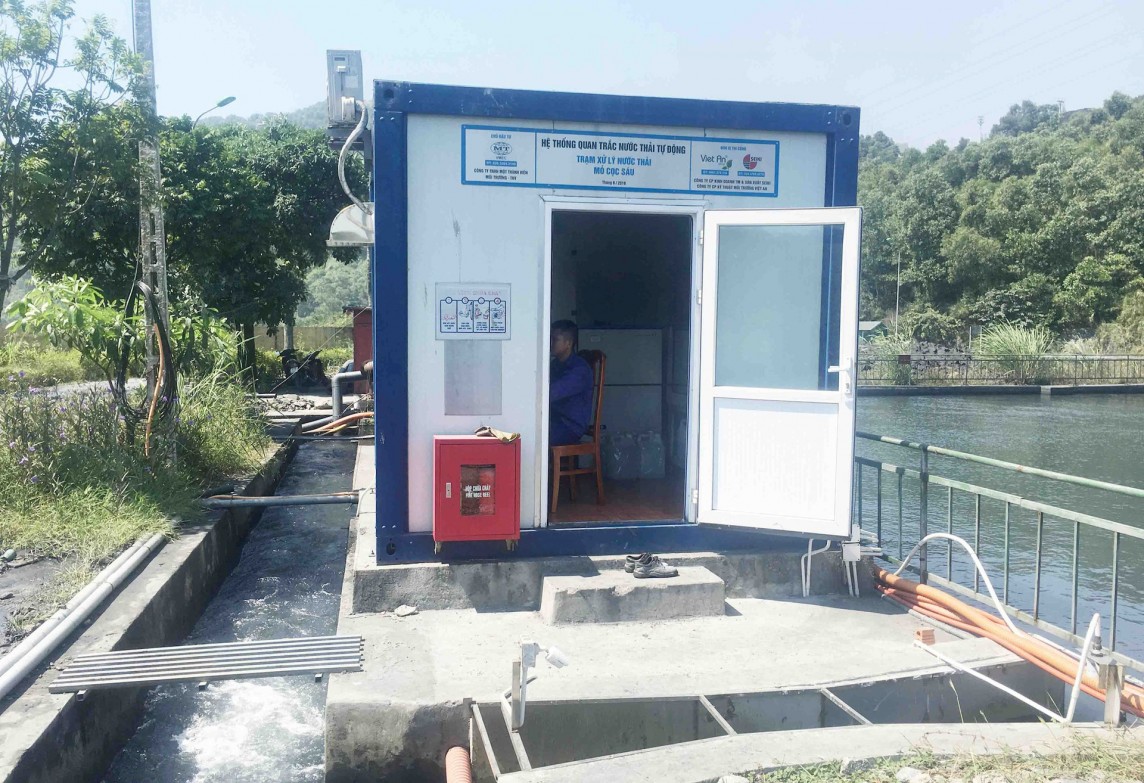 Trạm quan trắc môi trường tự động về nước thải tại khy vực TRàng KHê-Hồng Thái