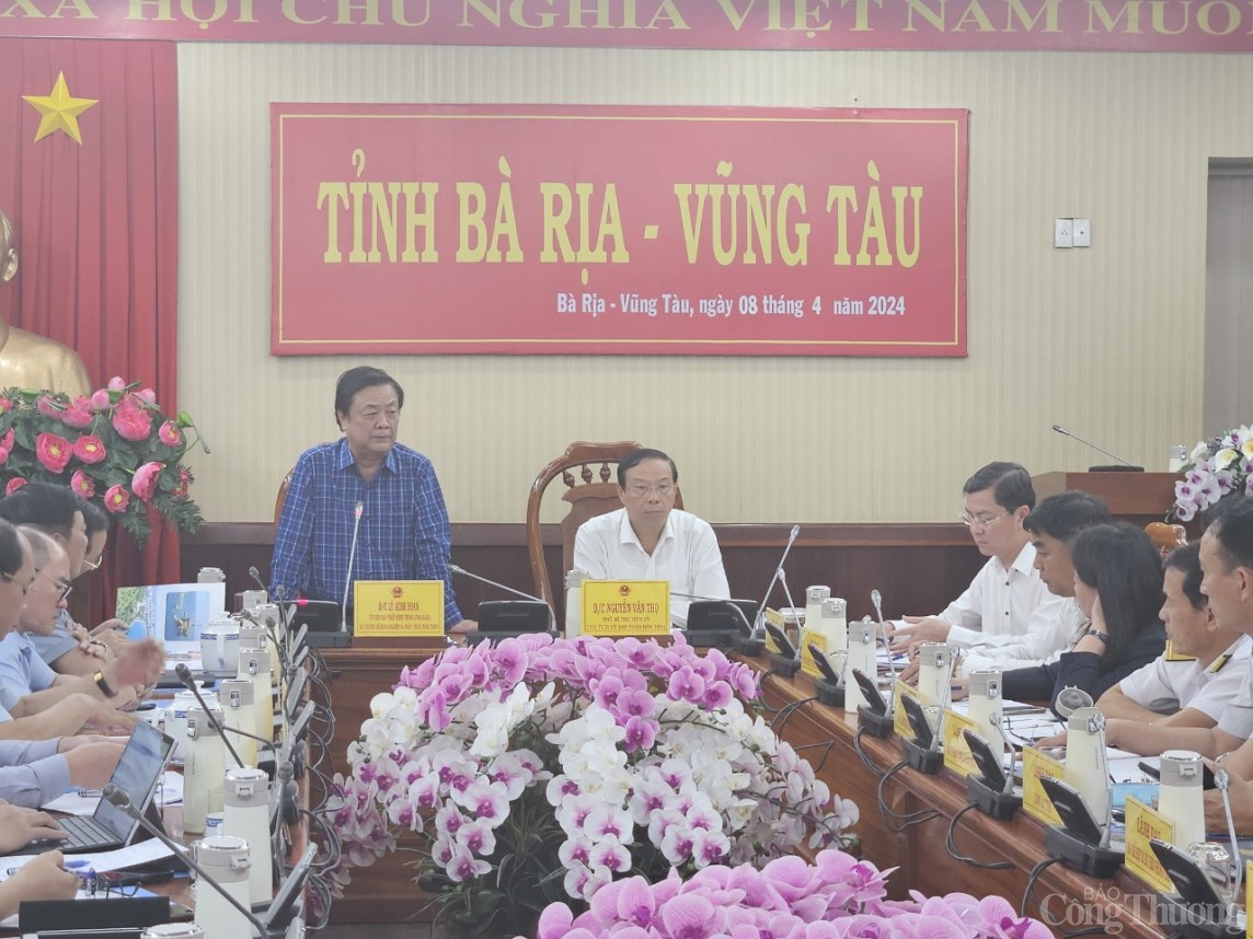 Bộ trưởng Lê Minh Hoan kiểm tra công tác phòng, chống IUU tại Bà Rịa - Vũng Tàu