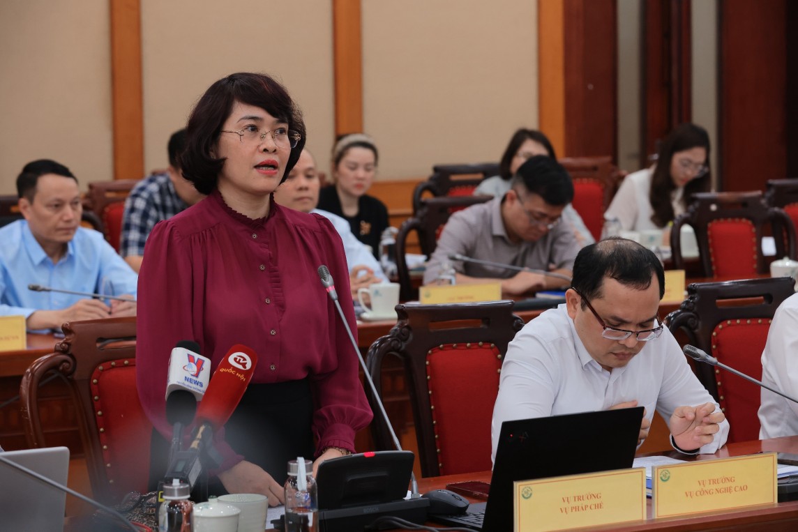 Bà Nguyễn Thị Ngọc Diệp, Vụ trưởng Vụ Pháp chế, Bộ Khoa học và Công nghệ