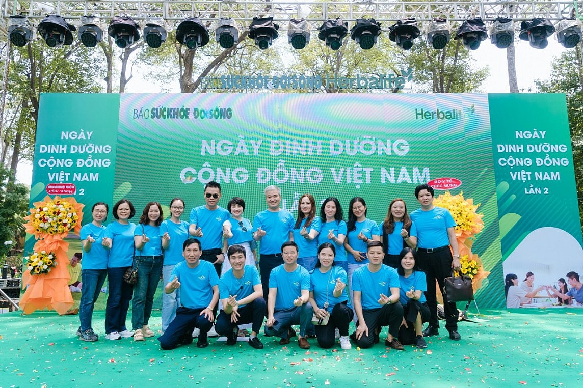 Herbalife Việt Nam đồng hành cùng Báo Sức khỏe và Đời sống tổ chức Ngày Dinh Dưỡng Cộng Đồng Việt Nam.