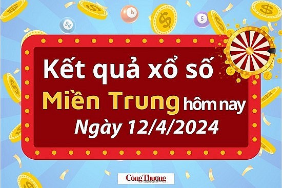 XSMT 12/4, Kết quả xổ số miền Trung hôm nay 12/4/2024,xổ số miền Trung ngày 12 tháng 4, trực tiếp XSMT 12/4