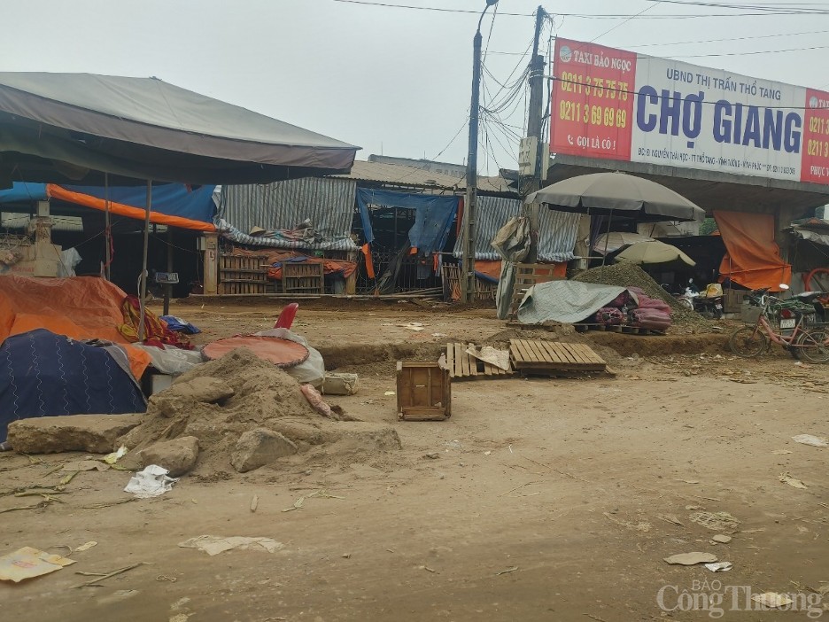 Vĩnh Phúc: Công trình ĐT304 đoạn đi qua địa phận thị trấn Thổ Tang thi công không đảm bảo an toàn