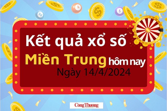 Kết quả Xổ số miền Trung ngày 14/4/2024, KQXSMT ngày 14 tháng 4, XSMT 14/4, xổ số miền Trung hôm nay