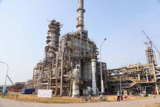 Phân xưởng Chưng cất dầu thô Nhà máy Lọc dầu Dung Quất sản xuất trở lại